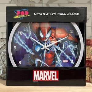 New! Marvel Spider-Man Decorative 10” Wall Clock by Pop Creations